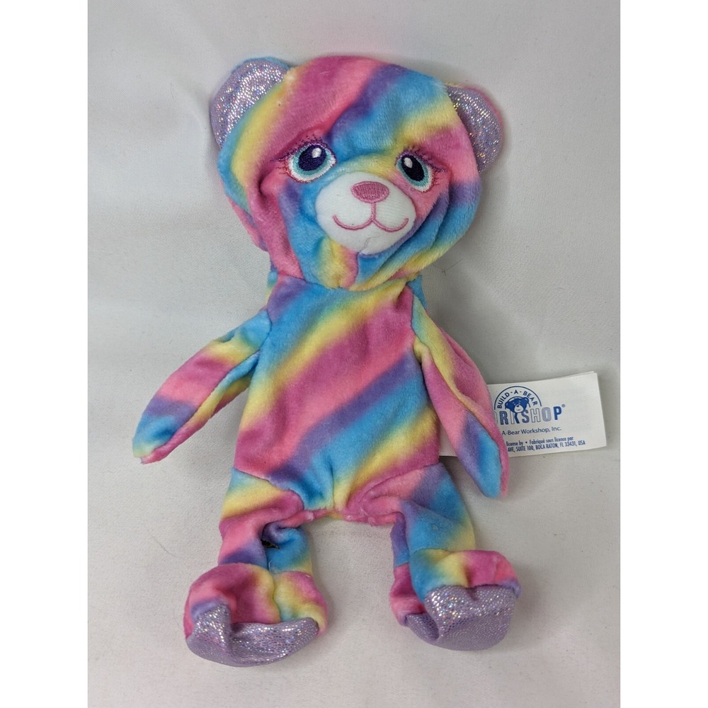 Build a Bear Workshop Bear Costume 7 Inch Tie Dye Stuffed Animal Toy